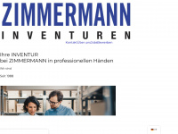 zimmermann-inventuren.de Webseite Vorschau