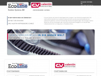 ecoline-systems.ch Webseite Vorschau