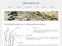 oop-trainer.de Webseite Vorschau