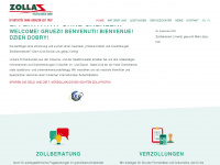 zollas.de Webseite Vorschau