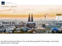 albrech.com Webseite Vorschau