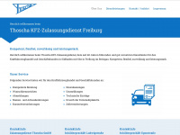 zulassungsdienst-freiburg.de Webseite Vorschau