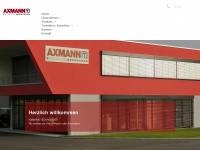 axmann-ag.de Webseite Vorschau