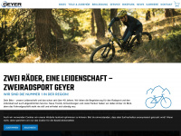 zweiradsport-geyer.de Webseite Vorschau