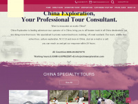 chinaexploration.com Webseite Vorschau