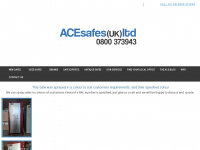 acesafes.co.uk Webseite Vorschau