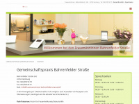 frauenaerztinnen-bahrenfelderstrasse.de Webseite Vorschau