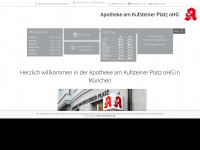 apotheke-am-kufsteinerplatz.de Webseite Vorschau