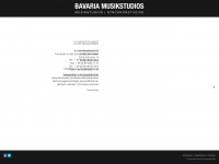 bavaria-musikstudios.de Webseite Vorschau
