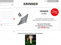 krinner.com Webseite Vorschau