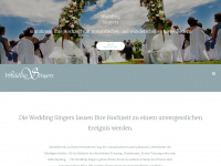 weddingsingers.de Webseite Vorschau