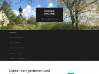 icking-online.de Webseite Vorschau