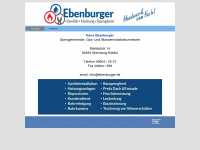 ebenburger.de Webseite Vorschau