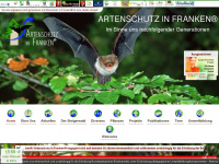 artenschutz-steigerwald.de Webseite Vorschau