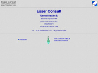 esser-consult.de Webseite Vorschau