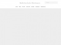 ballettschule-illertissen.de Webseite Vorschau