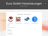 euro-gmbh-versicherungen.de Webseite Vorschau