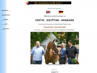 exotic-egyptians.de Webseite Vorschau