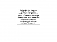 landshuter-brauhaus.de Webseite Vorschau
