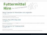 futtermittel-hirn.de Webseite Vorschau