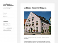goldene-rose-noerdlingen.de Webseite Vorschau