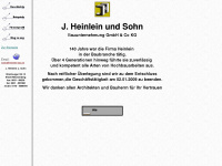heinlein-bau.de Webseite Vorschau