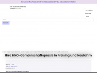 hno-freising.de Webseite Vorschau