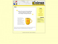 hoefner-werbung.de Webseite Vorschau