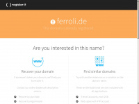 ferroli.de Webseite Vorschau
