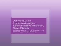 joerg-becker.de Webseite Vorschau