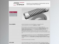 jr-patent.com Webseite Vorschau