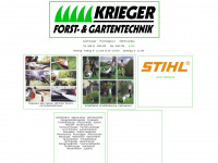 kriegergartentechnik.de Webseite Vorschau