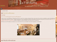 la-forchetta.com Webseite Vorschau