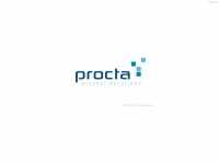 procta.de Webseite Vorschau