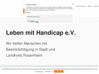 handicap-rosenheim.de Webseite Vorschau