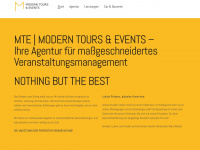 moderntours.de Webseite Vorschau