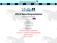 orcafilms.de Webseite Vorschau