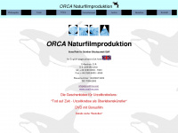 orcafilms.com Webseite Vorschau