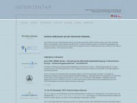 intercentar.de Webseite Vorschau