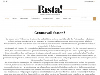 pastaonline.de Webseite Vorschau