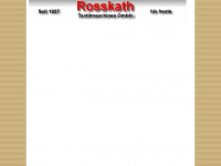 rosskath.de Webseite Vorschau