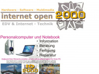 internetopen2000.de Webseite Vorschau
