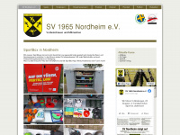 sportverein-nordheim.de Webseite Vorschau