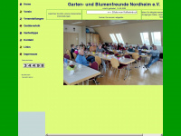 gartenbauverein-nordheim.de Webseite Vorschau