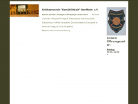 schützenverein-gemütlichkeit-nordheim.de Webseite Vorschau