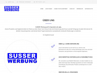 susser-werbung.de Webseite Vorschau