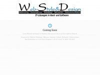 web-style-design.de Webseite Vorschau