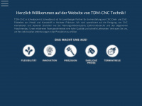 tdm-cnc.de Webseite Vorschau