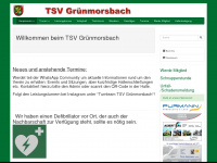 tsv-gruenmorsbach.de Webseite Vorschau