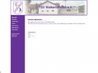 tsvwalkertshofen.de Webseite Vorschau